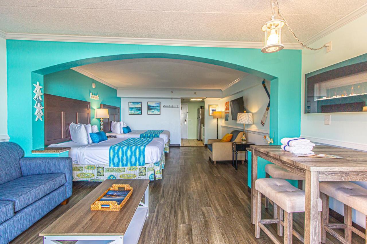 Oversized Ocean View Queen Suite With Beautiful Fireplace And Accents - Sleeps 4 Guests! Myrtle Beach Ngoại thất bức ảnh