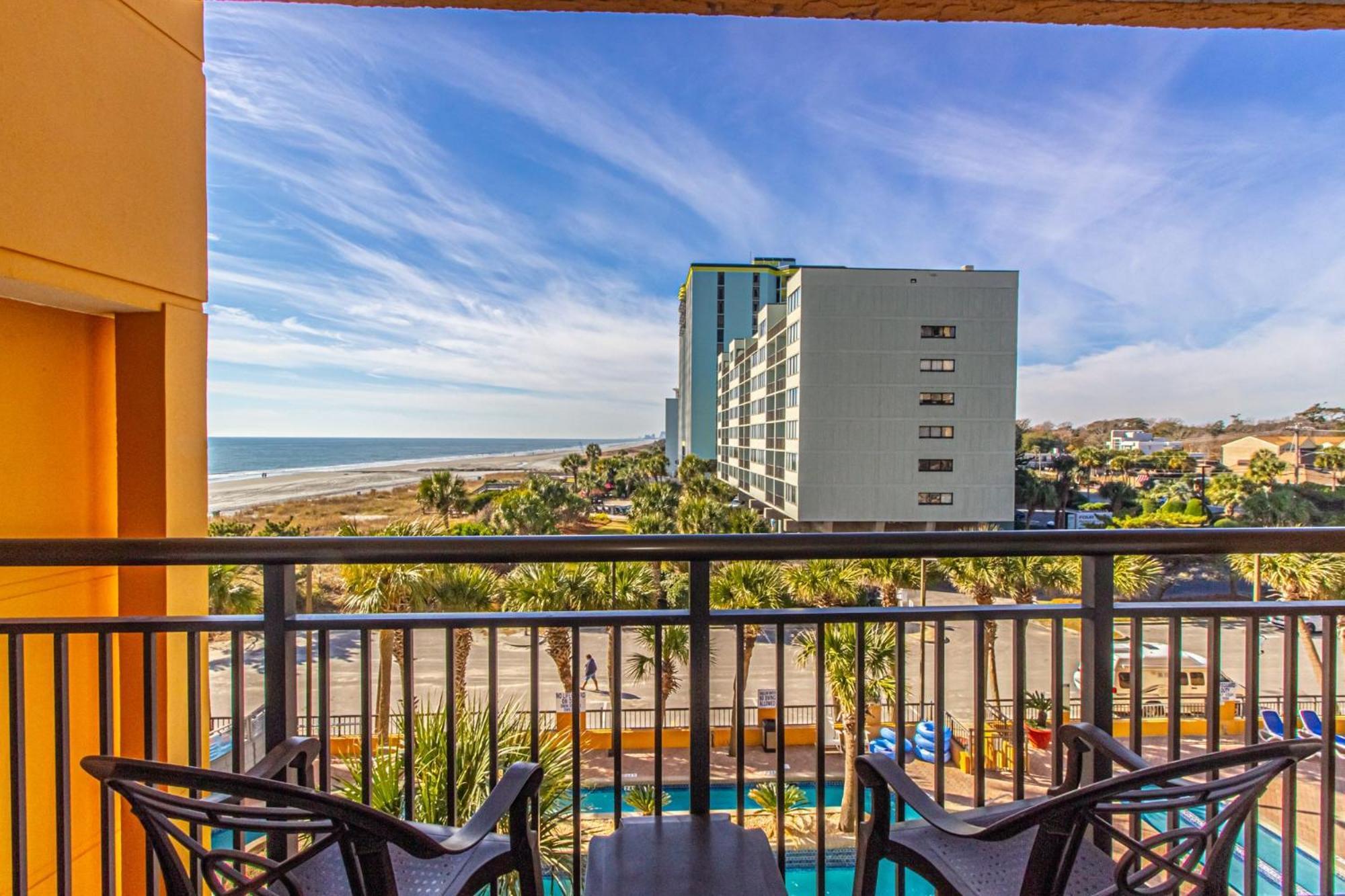 Oversized Ocean View Queen Suite With Beautiful Fireplace And Accents - Sleeps 4 Guests! Myrtle Beach Phòng bức ảnh
