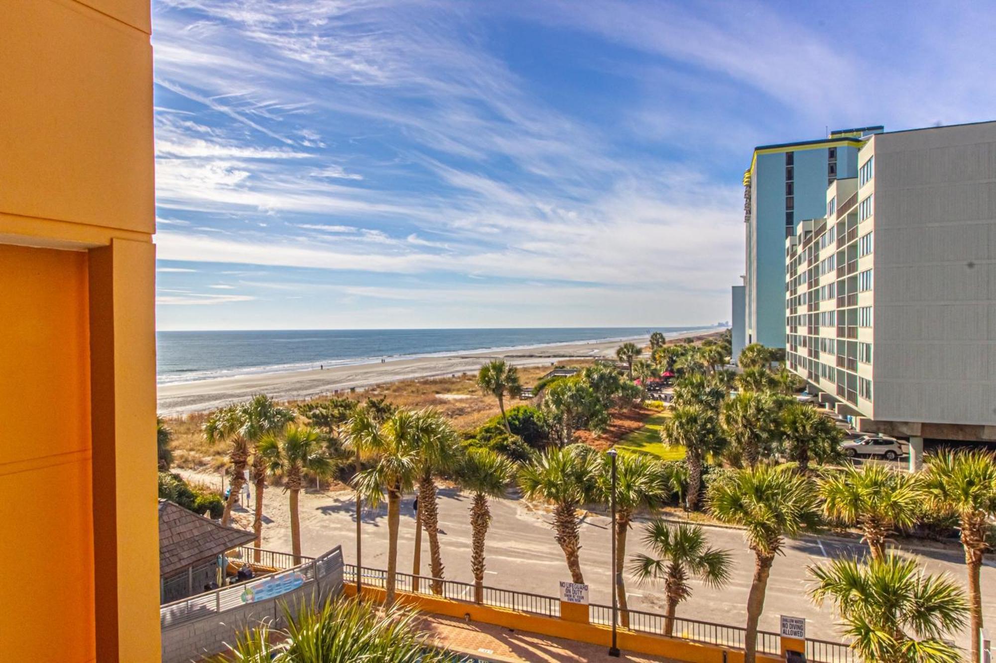 Oversized Ocean View Queen Suite With Beautiful Fireplace And Accents - Sleeps 4 Guests! Myrtle Beach Phòng bức ảnh
