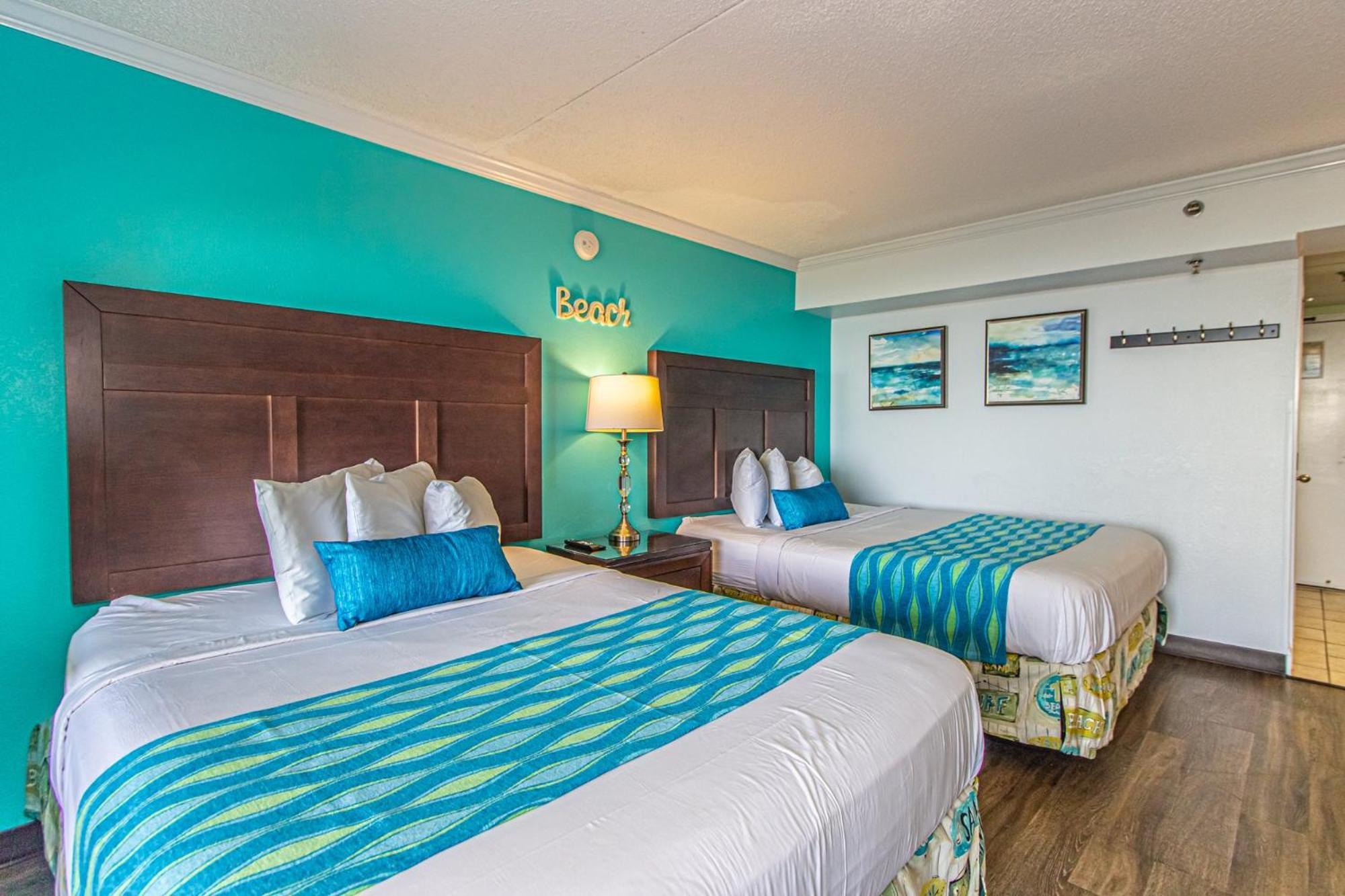 Oversized Ocean View Queen Suite With Beautiful Fireplace And Accents - Sleeps 4 Guests! Myrtle Beach Phòng bức ảnh